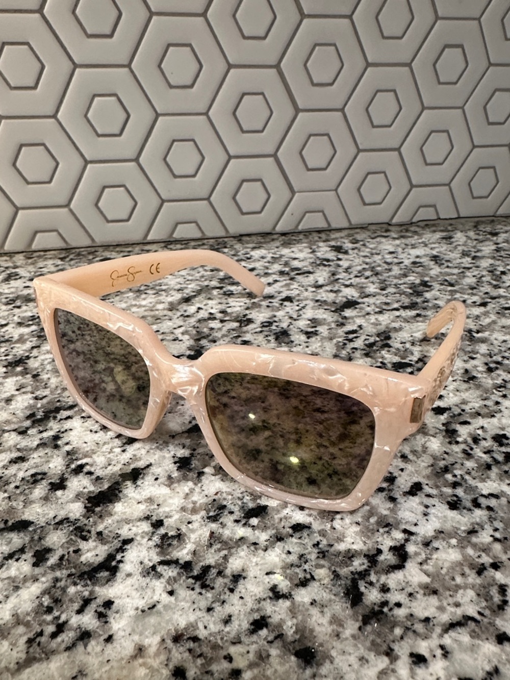 Jessica Simpson Square Frame Sunglasses